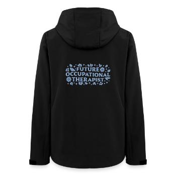 Futur ergothérapeute ou étudiant en esthétique - Veste softshell femme recyclée Stanley/Stella - noir - Dos - AI Model Female 172 light (172cm)