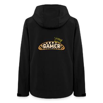 Beruf Gamer - Frauen Recycelte Softshelljacke von Stanley/Stella - Schwarz - Hinten - AI Model Female 172 light (172cm)