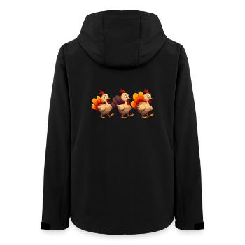 Bébé dinde de Thanksgiving - Veste softshell femme recyclée Stanley/Stella - noir - Dos - AI Model Female 172 light (172cm)
