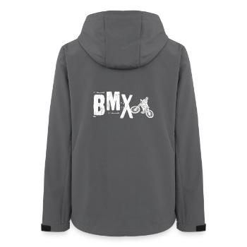Style de vie BMX - Veste softshell femme recyclée Stanley/Stella - charbon - Dos - AI Model Female 172 light (172cm)
