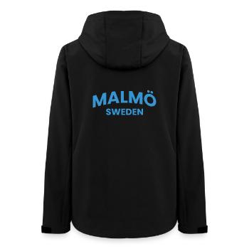 La fierté de Malmö en Suède - Veste softshell femme recyclée Stanley/Stella - noir - Dos - AI Model Female 172 light (172cm)