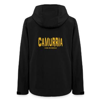 T-Shirt Camurria T-Shirt Sizilien Sizilianisch - Frauen Recycelte Softshelljacke von Stanley/Stella - Schwarz - Hinten - AI Model Female 172 light (172cm)