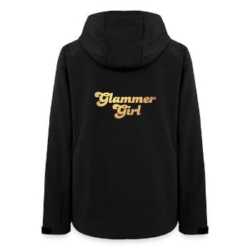 Glammer Girl Gold Cool Quotes Luxe Exclusif - Veste softshell femme recyclée Stanley/Stella - noir - Dos - AI Model Female 172 light (172cm)