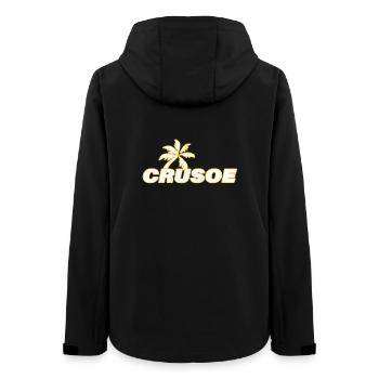 CRUSOE - Frauen Recycelte Softshelljacke von Stanley/Stella - Schwarz - Hinten - AI Model Female 172 light (172cm)