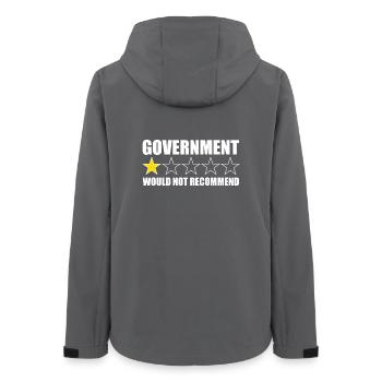 The government would not recommend it. Anti-Direction - Women’s Recycled Softshell Jacket by Stanley/Stella - anthracite - Back - AI Model Female 172 light (172cm)