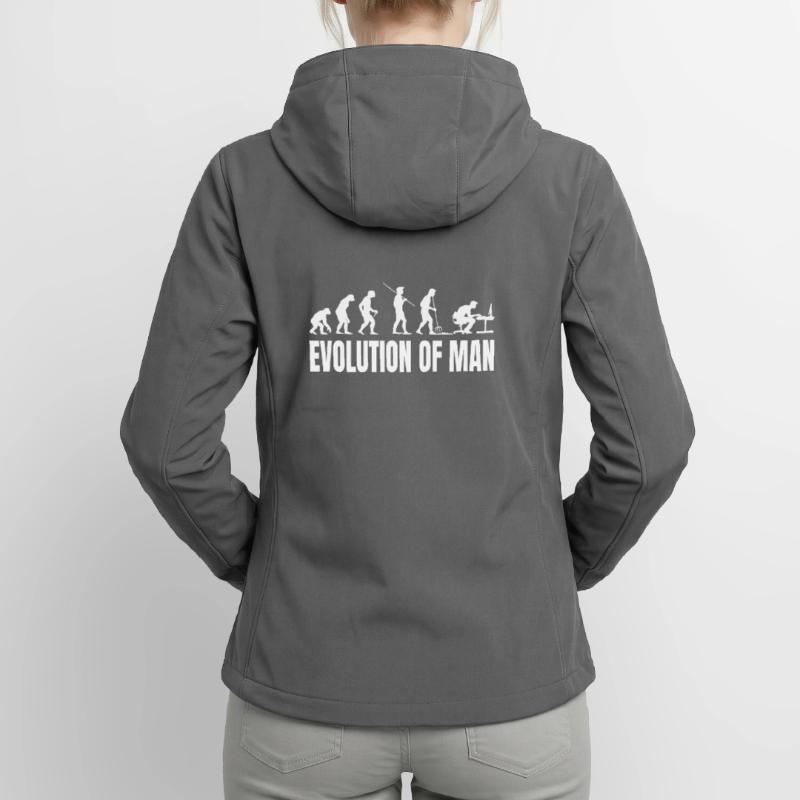 Évolution du programmeur informatique Codeur informatique Veste softshell femme recyclée Stanley/Stella