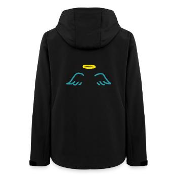 Angel - Women’s Recycled Softshell Jacket by Stanley/Stella - black - Back - AI Model Female 172 light (172cm)