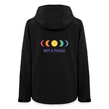 LGBT Pride Month - Keine Phase - Frauen Recycelte Softshelljacke von Stanley/Stella - Schwarz - Hinten - AI Model Female 172 light (172cm)