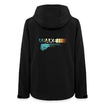 Lustiges Paar Shake N Bake - Geschenk für Autorennen-Liebhaber - Frauen Recycelte Softshelljacke von Stanley/Stella - Schwarz - Hinten - AI Model Female 172 light (172cm)