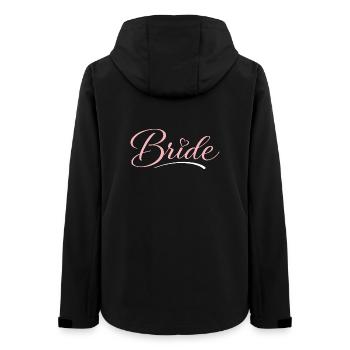 Bride - Women’s Recycled Softshell Jacket by Stanley/Stella - black - Back - AI Model Female 172 light (172cm)