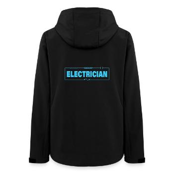 ÉLECTRICIEN - Veste softshell femme recyclée Stanley/Stella - noir - Dos - AI Model Female 172 light (172cm)