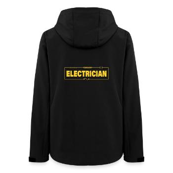 ÉLECTRICIEN - Veste softshell femme recyclée Stanley/Stella - noir - Dos - AI Model Female 172 light (172cm)