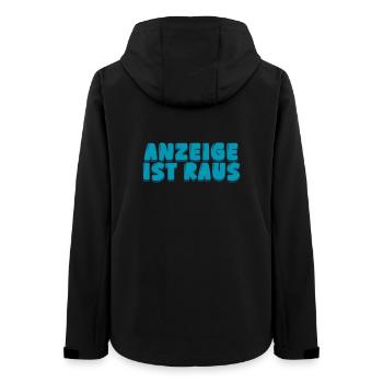 Anzeige ist raus - Frauen Recycelte Softshelljacke von Stanley/Stella - Schwarz - Hinten - AI Model Female 172 light (172cm)