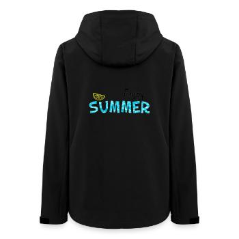 Profitez de l’été - Lime cool cadeau d’été - Veste softshell femme recyclée Stanley/Stella - noir - Dos - AI Model Female 172 light (172cm)