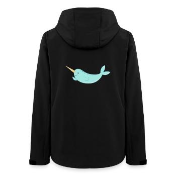 Narwal - Frauen Recycelte Softshelljacke von Stanley/Stella - Schwarz - Hinten - AI Model Female 172 light (172cm)