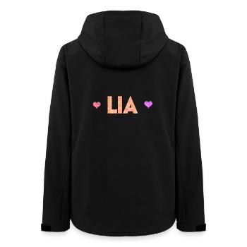 Lia - Frauen Recycelte Softshelljacke von Stanley/Stella - Schwarz - Hinten - AI Model Female 172 light (172cm)