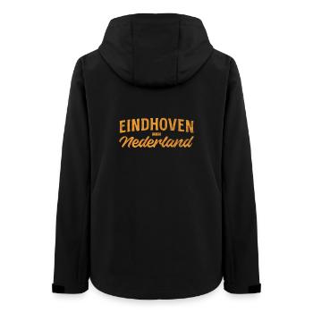 Eindhoven Nederland Vintage Font - Veste softshell femme recyclée Stanley/Stella - noir - Dos - AI Model Female 172 light (172cm)