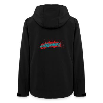 Bonnes choses - Veste softshell femme recyclée Stanley/Stella - noir - Dos - AI Model Female 172 light (172cm)