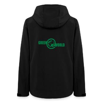 Vert @ Monde - Veste softshell femme recyclée Stanley/Stella - noir - Dos - AI Model Female 172 light (172cm)
