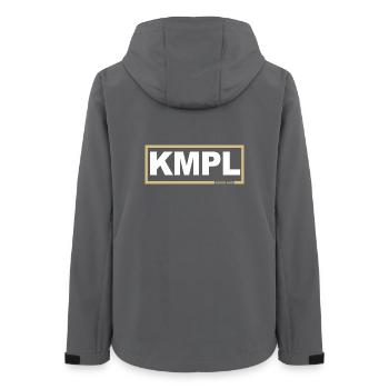 KMPL - Mon pote gold - Veste softshell femme recyclée Stanley/Stella - charbon - Dos - AI Model Female 172 light (172cm)