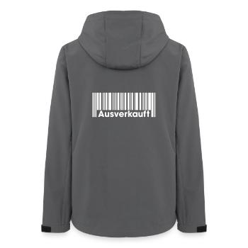 Code-barres en rupture de stock – Produits dérivés pour la boutique et l’achat - Veste softshell femme recyclée Stanley/Stella - charbon - Dos - AI Model Female 172 light (172cm)