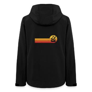 Carpenter Carpenter Guild Sign Craft Guild - Women’s Recycled Softshell Jacket by Stanley/Stella - black - Back - AI Model Female 172 light (172cm)