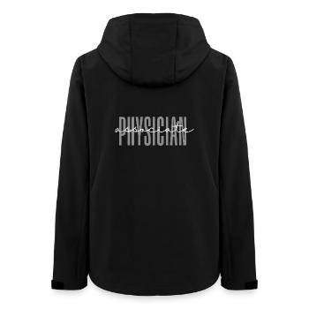 Physician Associate PA Student Grade Zukunft - Frauen Recycelte Softshelljacke von Stanley/Stella - Schwarz - Hinten - AI Model Female 172 light (172cm)