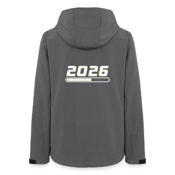 2026 - Women’s Recycled Softshell Jacket by Stanley/Stella - anthracite - Back - AI Model Female 172 light (172cm)