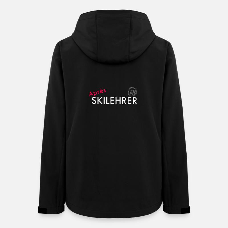 Apres Skilehrer - Frauen Recycelte Softshelljacke von Stanley/Stella - Schwarz