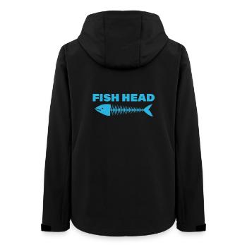 FISH HEAD - Frauen Recycelte Softshelljacke von Stanley/Stella - Schwarz - Hinten - AI Model Female 172 light (172cm)