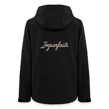 Imperfect – Einzigartig und stolz darauf - Frauen Recycelte Softshelljacke von Stanley/Stella - Schwarz - Hinten - AI Model Female 172 light (172cm)