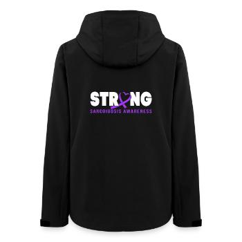 Sarcoidosis - Women’s Recycled Softshell Jacket by Stanley/Stella - black - Back - AI Model Female 172 light (172cm)