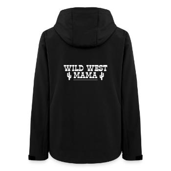 Mama Geschenk Wild West Country Western - Frauen Recycelte Softshelljacke von Stanley/Stella - Schwarz - Hinten - AI Model Female 172 light (172cm)