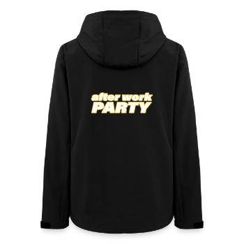 AFTER WORK PARTY - Frauen Recycelte Softshelljacke von Stanley/Stella - Schwarz - Hinten - AI Model Female 172 light (172cm)