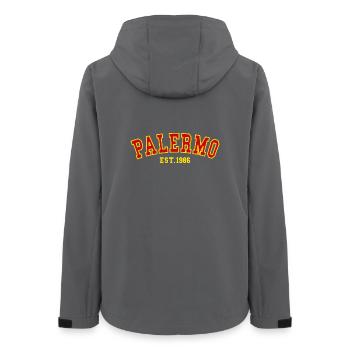 Palerme fondé en 1986 - Veste softshell femme recyclée Stanley/Stella - charbon - Dos - AI Model Female 172 light (172cm)