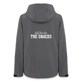 Snack Time Fette Typografie Tee Druck - Frauen Recycelte Softshelljacke von Stanley/Stella - Anthrazit - Hinten - AI Model Female 172 light (172cm)