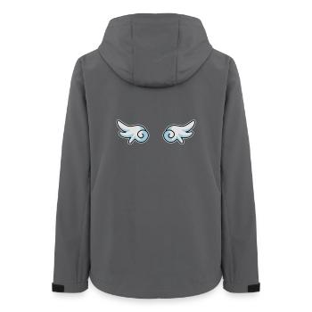 Angel wings - Women’s Recycled Softshell Jacket by Stanley/Stella - anthracite - Back - AI Model Female 172 light (172cm)