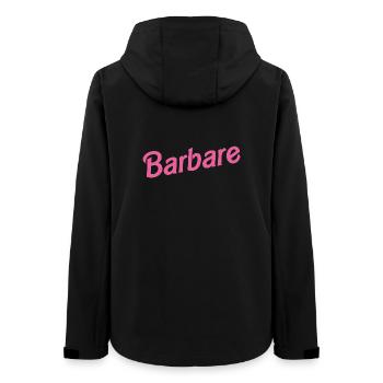 BARBAROUS! - Women’s Recycled Softshell Jacket by Stanley/Stella - black - Back - AI Model Female 172 light (172cm)