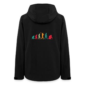 Schweißer Evolution - Frauen Recycelte Softshelljacke von Stanley/Stella - Schwarz - Hinten - AI Model Female 172 light (172cm)