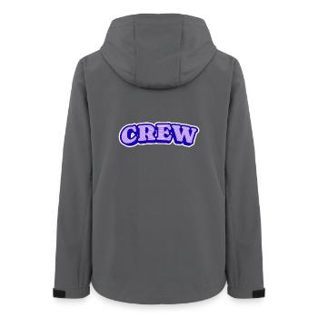 CREW LILA - Frauen Recycelte Softshelljacke von Stanley/Stella - Anthrazit - Hinten - AI Model Female 172 light (172cm)