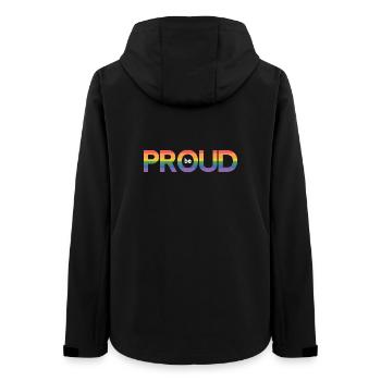 LGBT Pride Month - Sei stolz - Frauen Recycelte Softshelljacke von Stanley/Stella - Schwarz - Hinten - AI Model Female 172 light (172cm)