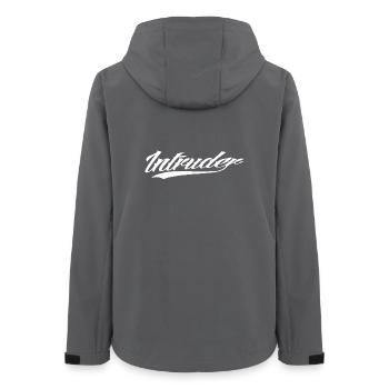 intruder hacker intruder clan sticker computer - Women’s Recycled Softshell Jacket by Stanley/Stella - anthracite - Back - AI Model Female 172 light (172cm)