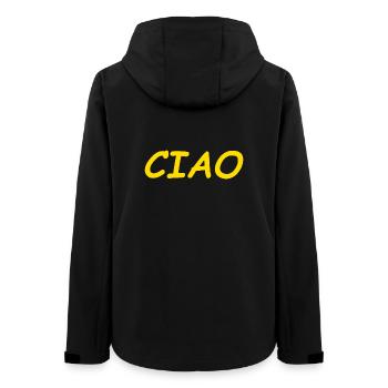 CIAO - Women’s Recycled Softshell Jacket by Stanley/Stella - black - Back - AI Model Female 172 light (172cm)