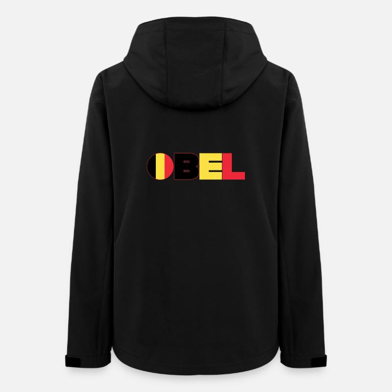 Belgique - Veste softshell femme recyclée Stanley/Stella - noir