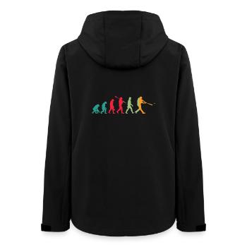 Évolution du basket-ball - Veste softshell femme recyclée Stanley/Stella - noir - Dos - AI Model Female 172 light (172cm)