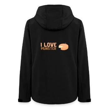 Ich liebe Münster - Frauen Recycelte Softshelljacke von Stanley/Stella - Schwarz - Hinten - AI Model Female 172 light (172cm)