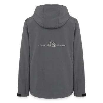 Pulse Peak Berg - Frauen Recycelte Softshelljacke von Stanley/Stella - Anthrazit - Hinten - AI Model Female 172 light (172cm)