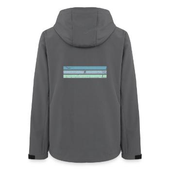 Triathlon - Veste softshell femme recyclée Stanley/Stella - charbon - Dos - AI Model Female 172 light (172cm)