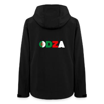 Algeria - Women’s Recycled Softshell Jacket by Stanley/Stella - black - Back - AI Model Female 172 light (172cm)