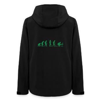 Programmeur Évolution Informaticien Développeur - Veste softshell femme recyclée Stanley/Stella - noir - Dos - AI Model Female 172 light (172cm)